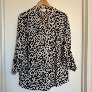 Leopard Print Chico’s Top